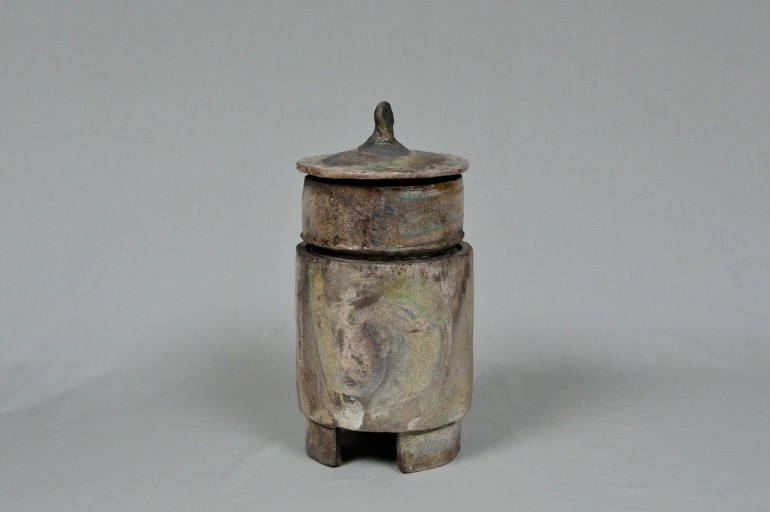 Tempio grande, cm 19x40x19, ceramica raku, 2011